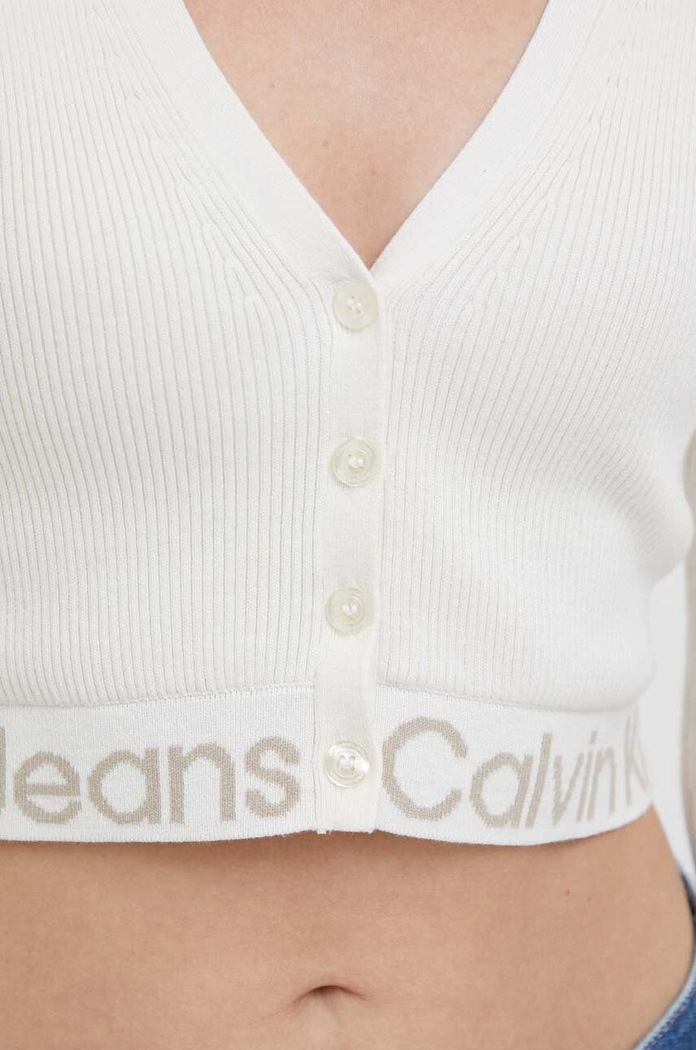 Calvin Klein Jeans kardigan J20J221961 beżowy