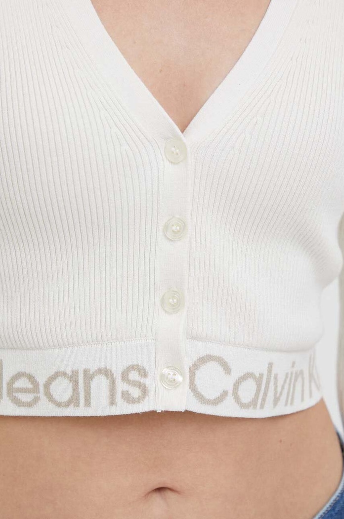 Calvin Klein Jeans kardigan J20J221961 beżowy