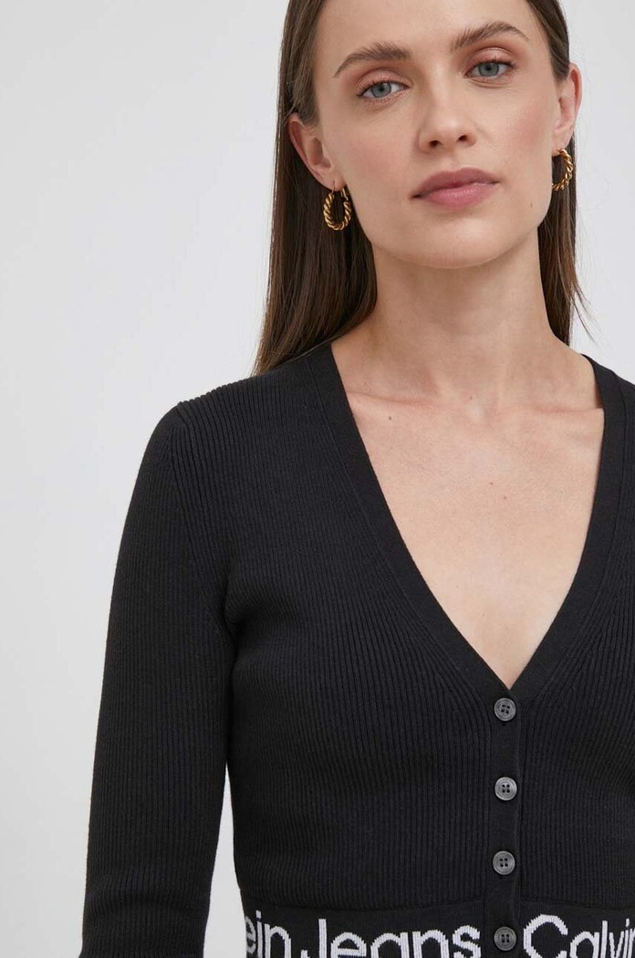 Calvin Klein Jeans kardigan czarny J20J221961