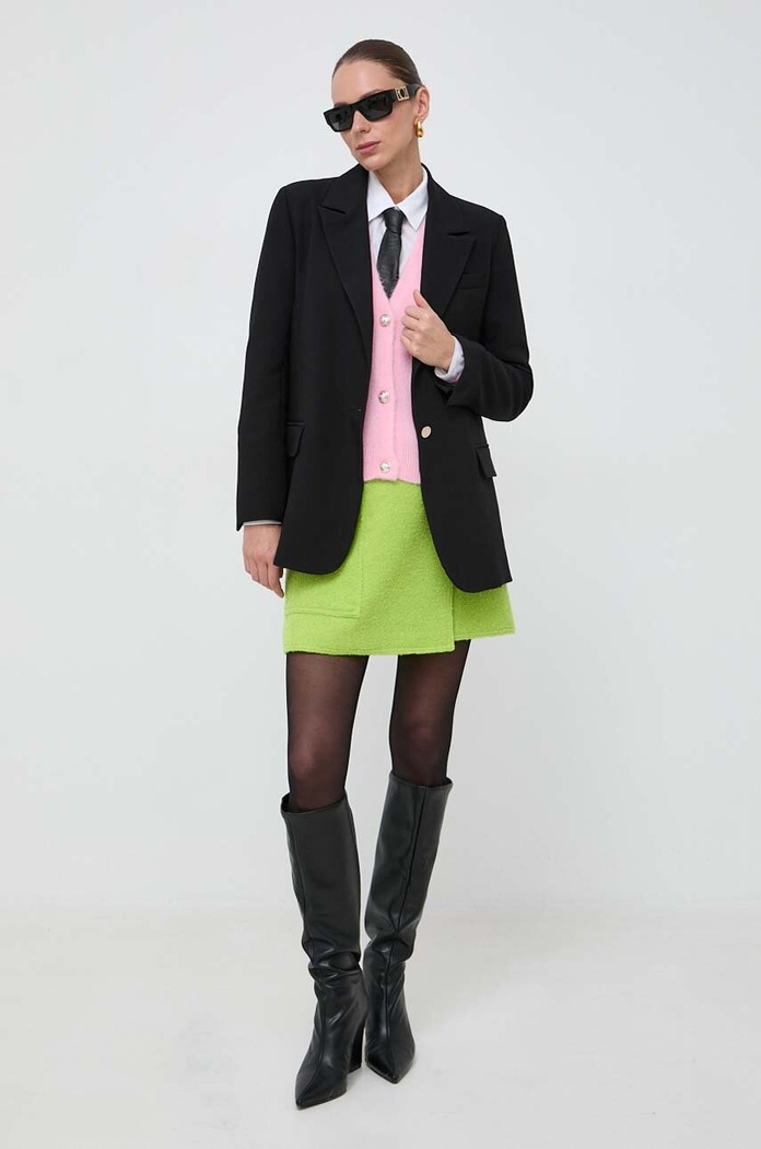 Svetr s příměsí vlny Morgan MNORD.ROSE.CLAIR růžová AW23