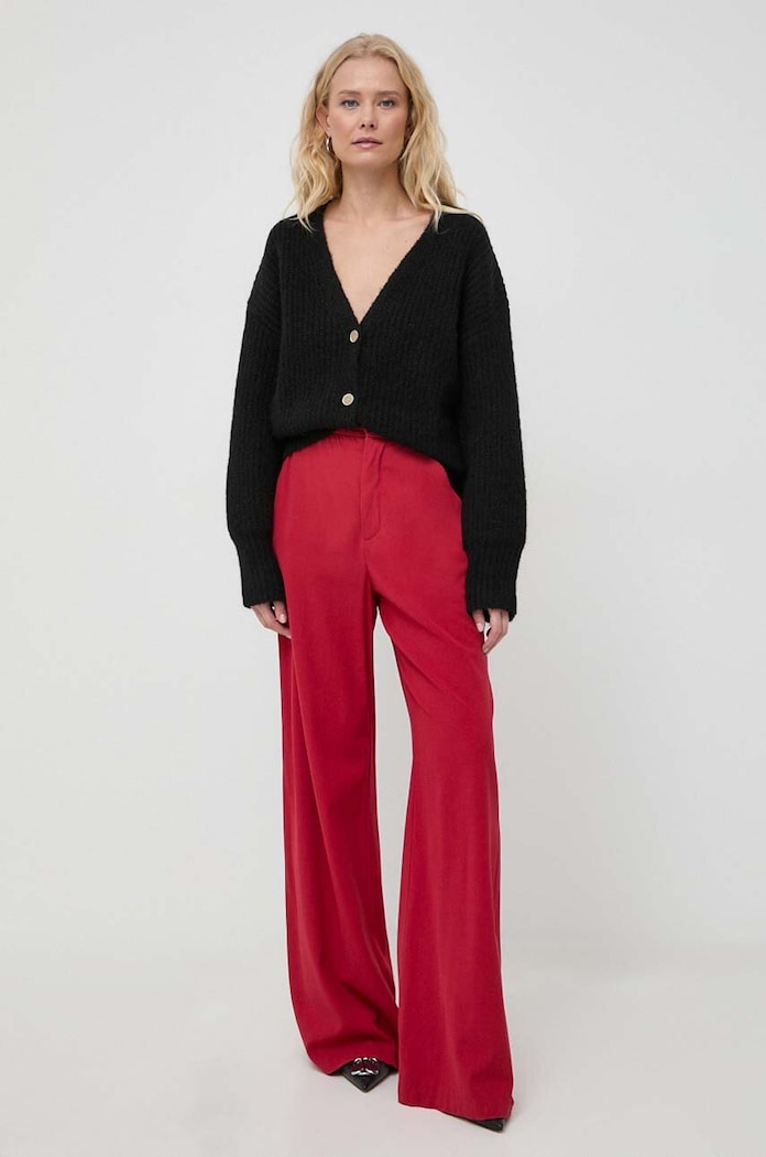 Morgan cardigan MECHO.NOIR negru AW25
