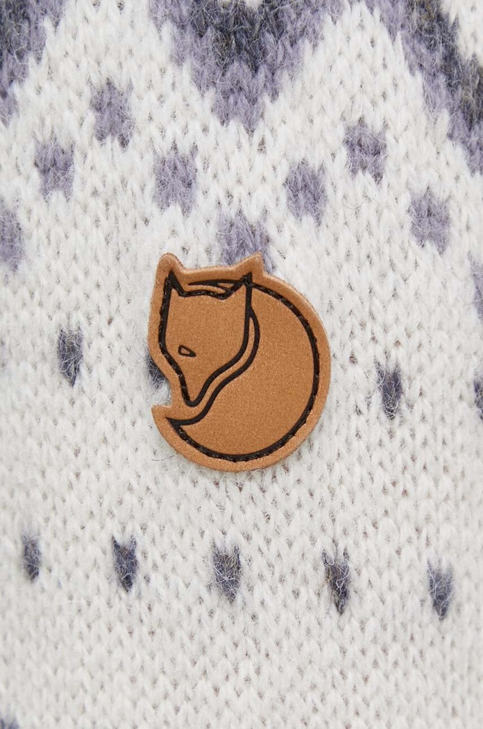 Vlněný svetr Fjallraven F84792 bílá