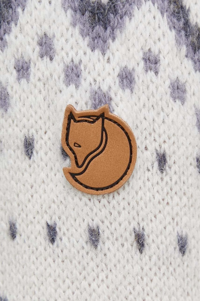 Vlněný svetr Fjallraven F84792 bílá