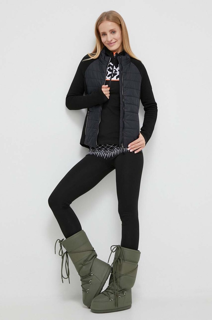 Αθλητική μπλούζα Newland Sibilla N46449.108 μαύρο AW23