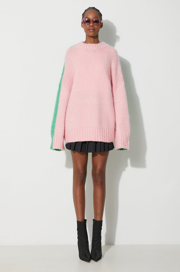 Пуловер с вълна JW Anderson KW1018.YN0272 розов AW23