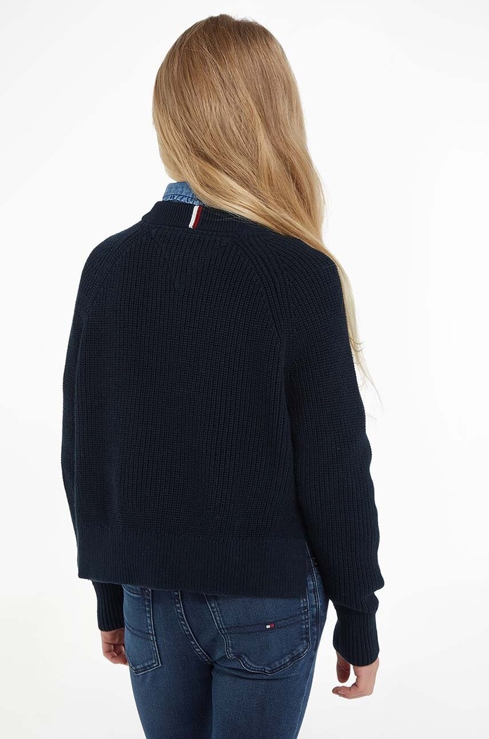 Detský bavlnený sveter Tommy Hilfiger KG0KG07480.128.176.9BYX