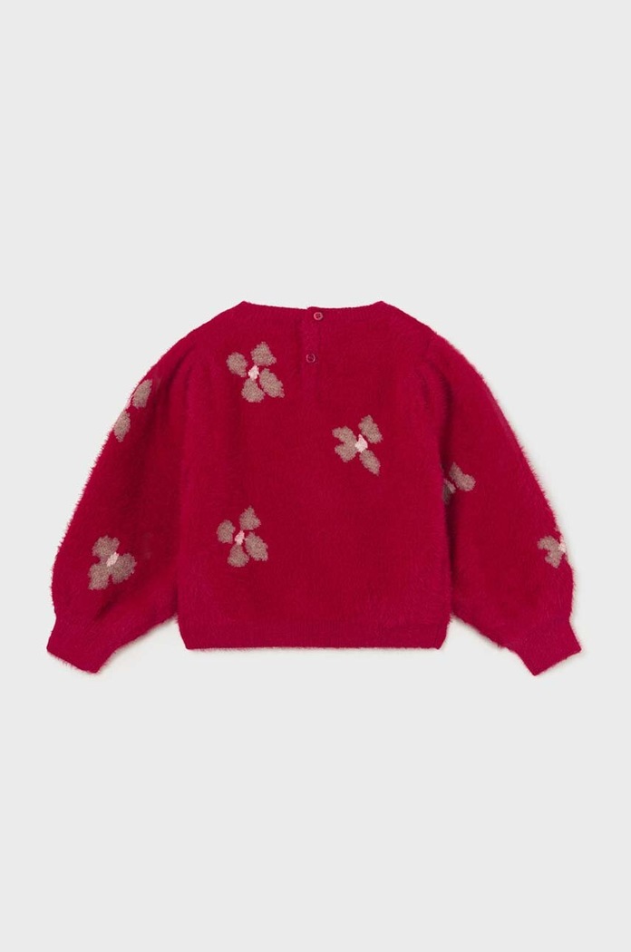 Mayoral sweter niemowlęcy 2310.4D.Baby.9BYX czerwony AW23