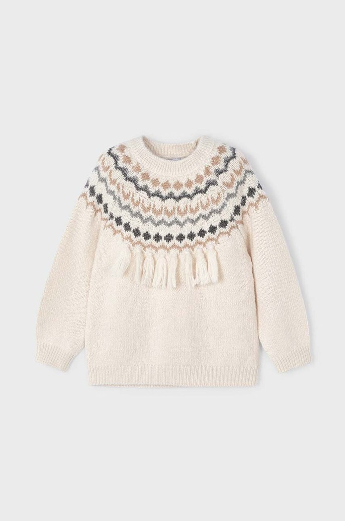 Mayoral sweter dziecięcy 4307.6G.Mini.9BYX beżowy AW23