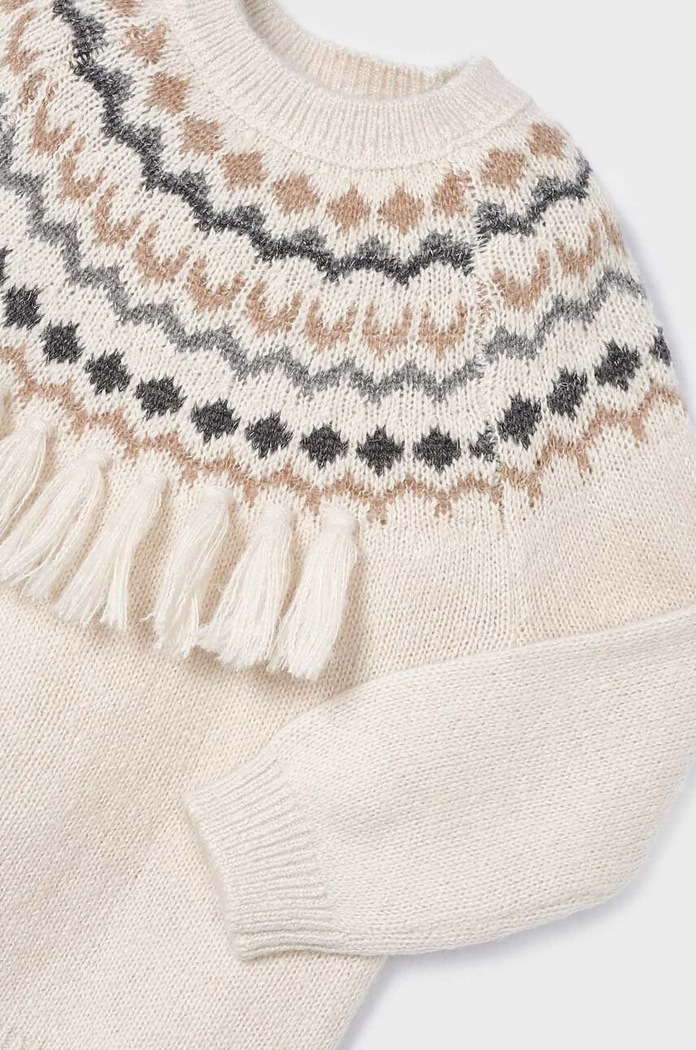 Mayoral sweter dziecięcy beżowy 4307.6G.Mini.9BYX