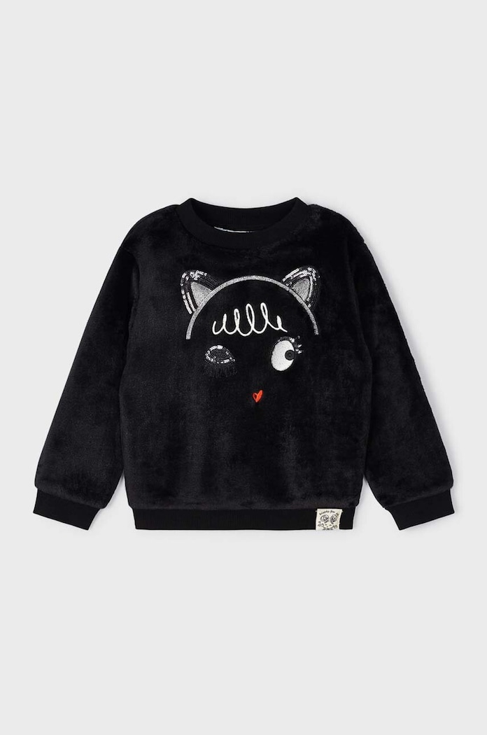 Mayoral bluza dziecięca 4402.6D.Mini.9BYX czarny AW23
