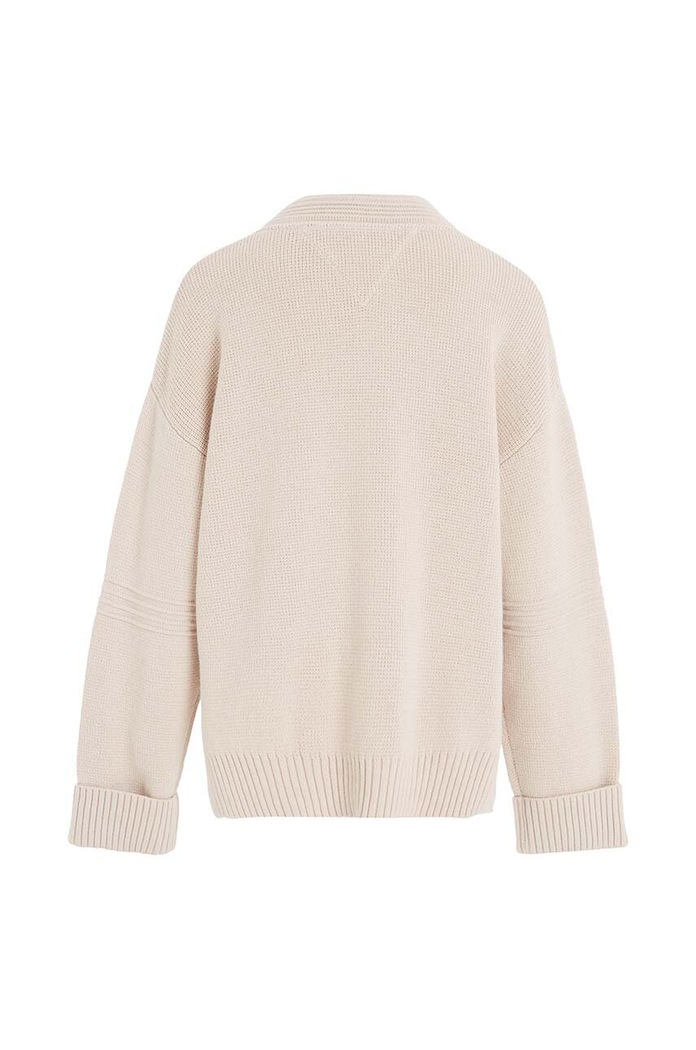 Djevojčice Dječji pamučni pulover Tommy Hilfiger KG0KG07626.128.176.9BYX bež