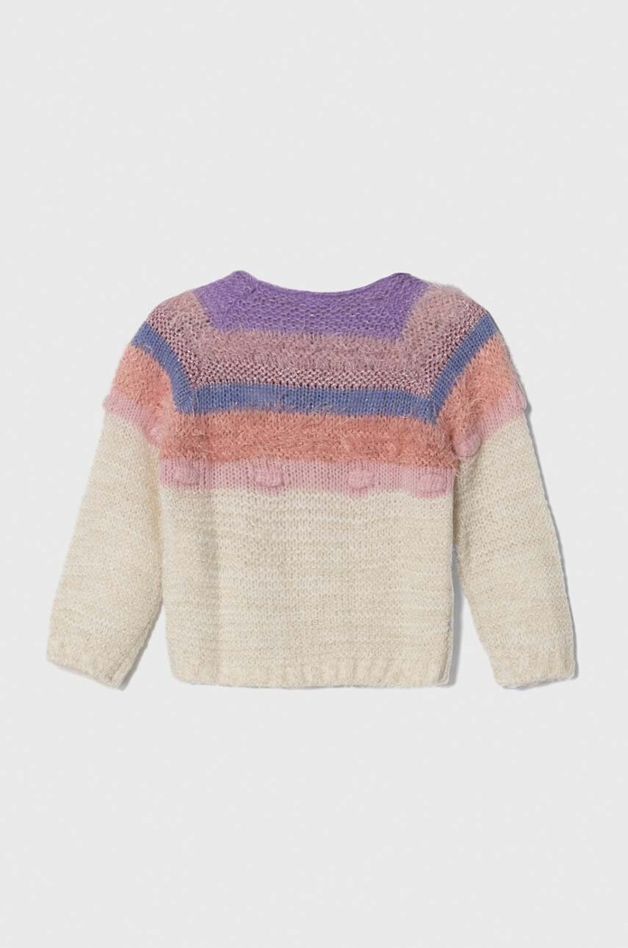 Otroški pulover s primesjo volne United Colors of Benetton 116QH100Y.P.SEASONAL bež AW23