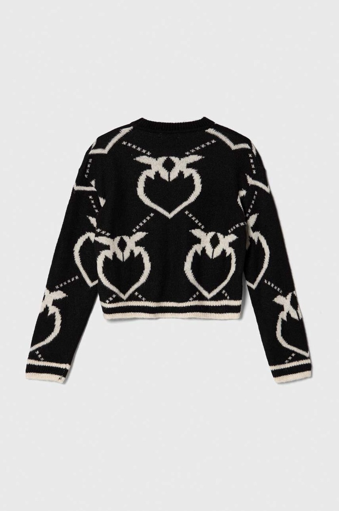 Παιδικό πουλόβερ Pinko Up F3PIJGJP206 μαύρο AW23