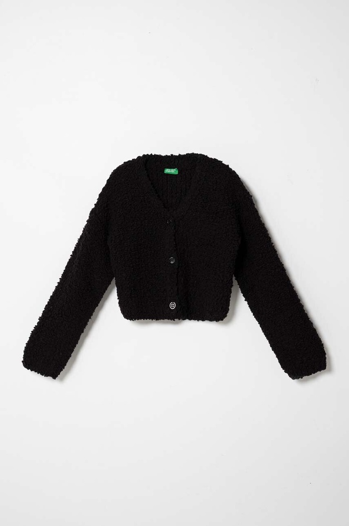 United Colors of Benetton kardigan dziecięcy pozostałe czarny 13KEC6016.G.SEASONAL