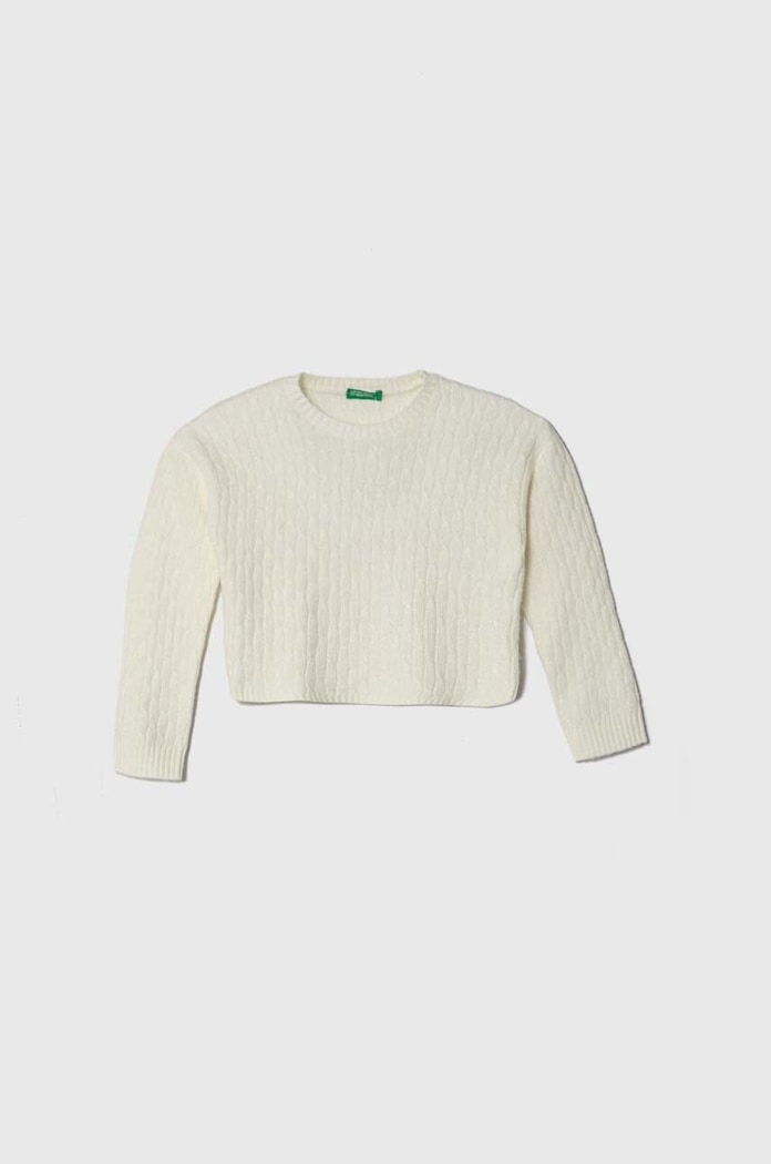 United Colors of Benetton sweter dziecięcy pozostałe biały 1VH9C104S.G.SEASONAL