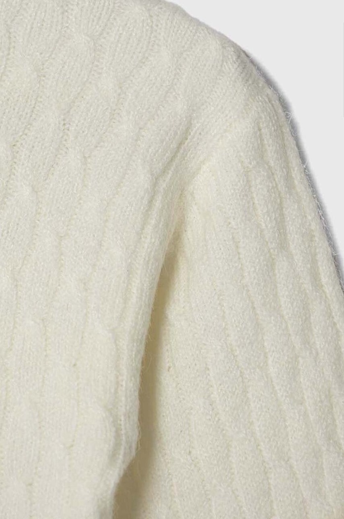 Dziewczynka United Colors of Benetton sweter dziecięcy 1VH9C104S.G.SEASONAL biały