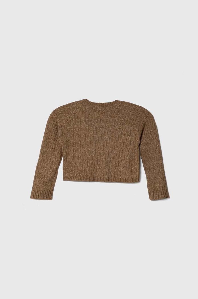 Παιδικό πουλόβερ United Colors of Benetton 1VH9C104S.G.SEASONAL καφέ AW23
