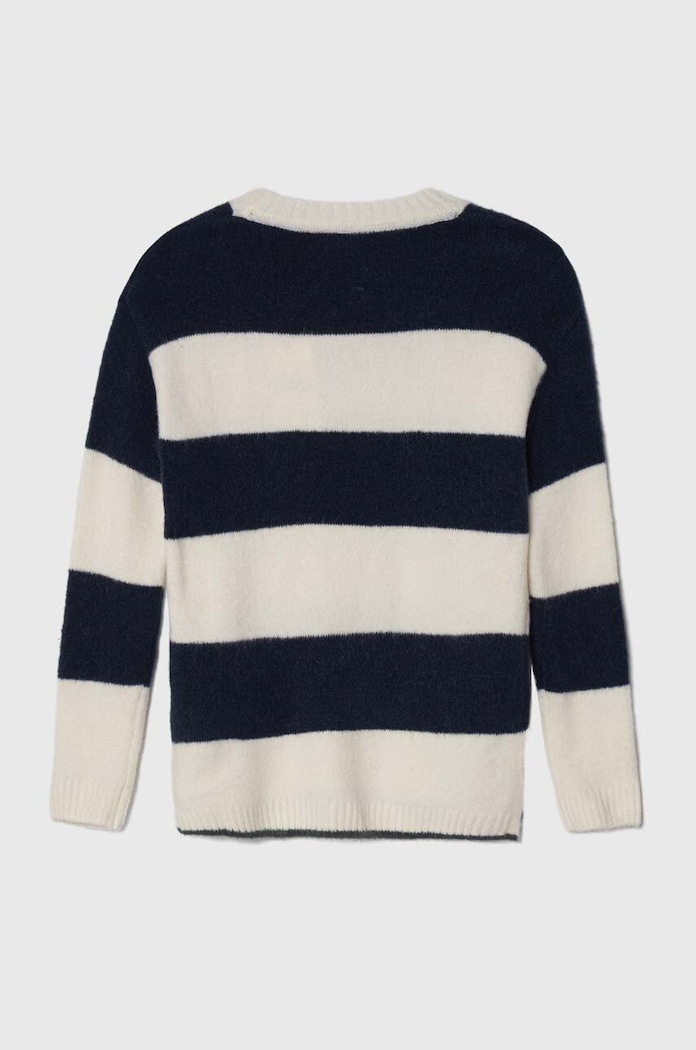 Детски пуловер с вълна Pepe Jeans PG701067 тъмносин AW23