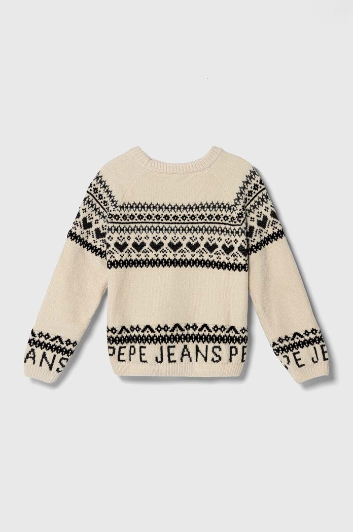 Pepe Jeans sweter dziecięcy PG701066 beżowy AW23