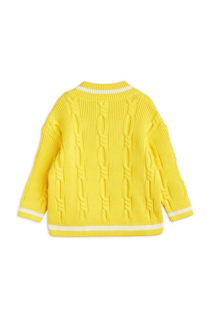 Băieți Mini Rodini pulover de bumbac pentru copii 2362010823 galben