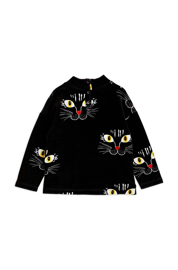 Mini Rodini gyerek melegítőfelső pamutból 2372017899 fekete AW23