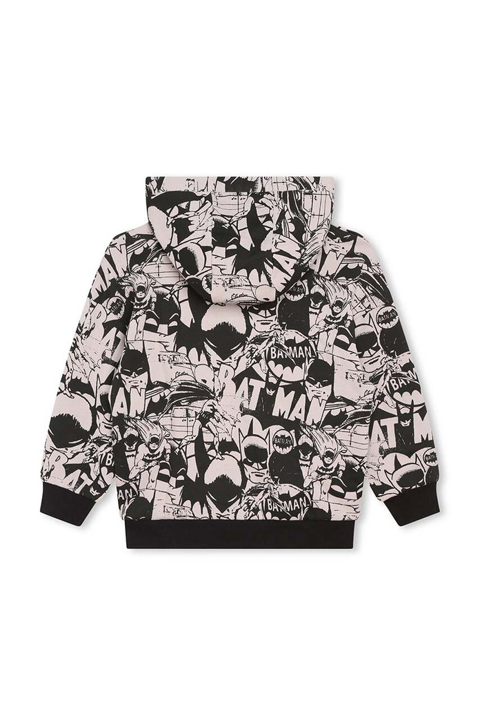 CHLAPEC Dětská bavlněná mikina Dkny x DC Comics D55010.162.174 černá