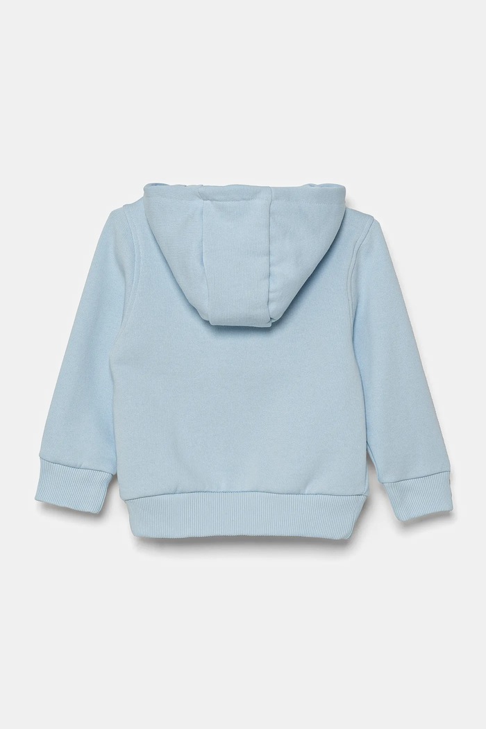 Lacoste Hanorac de bumbac pentru copii SJ9723 albastru AW25