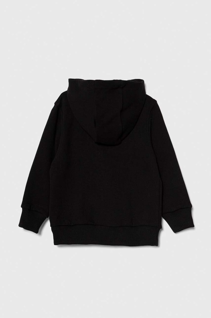 Детски памучен суичър Lacoste SJ9723 черен AW25