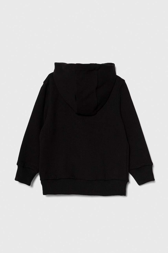 Детски памучен суичър Lacoste SJ9723 черен AW25