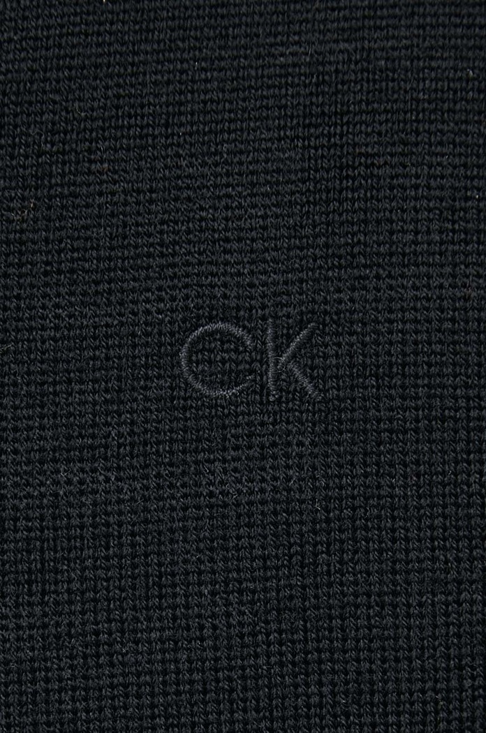 Calvin Klein sweter wełniany K10K110421 czarny