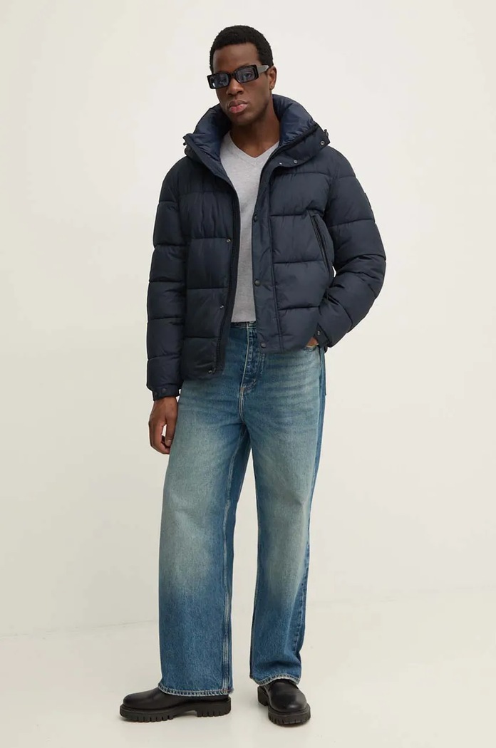 Vlnený sveter BOSS Baram-L 50476363 sivá AW25