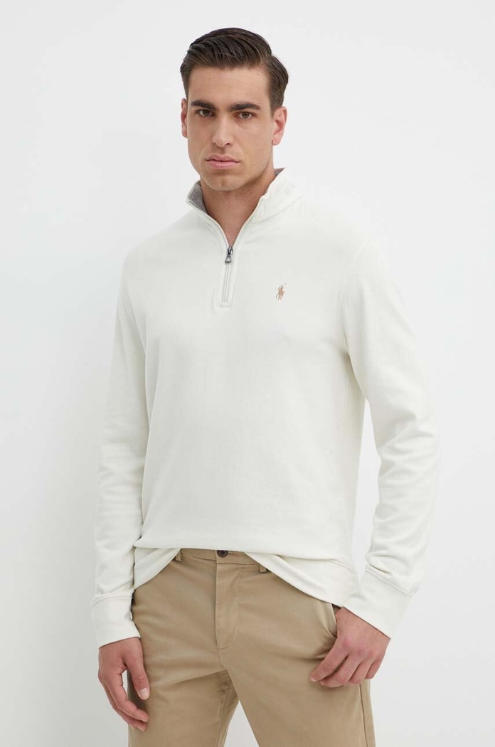 Μπλούζα Polo Ralph Lauren χωρίς κουκούλα μπεζ 710812963