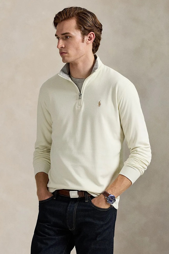 Polo Ralph Lauren bluza pozostałe beżowy 710812963