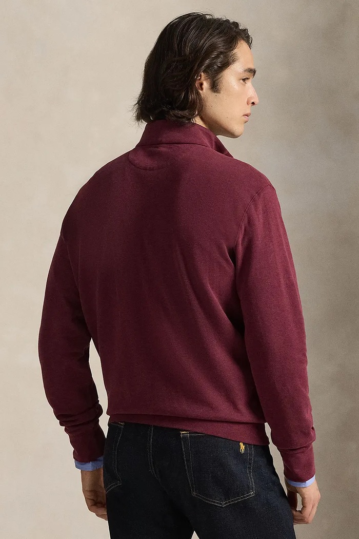 Polo Ralph Lauren Bluza męska z bawełną 710812963 czerwony SS26