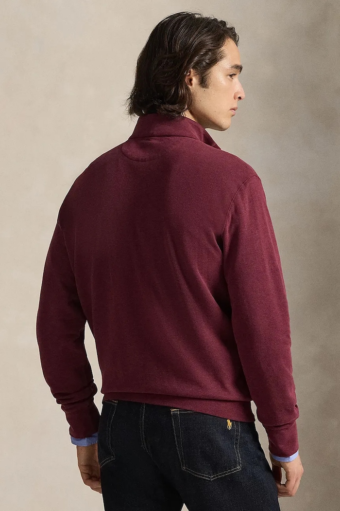 Polo Ralph Lauren Bluza męska z bawełną 710812963 czerwony SS26