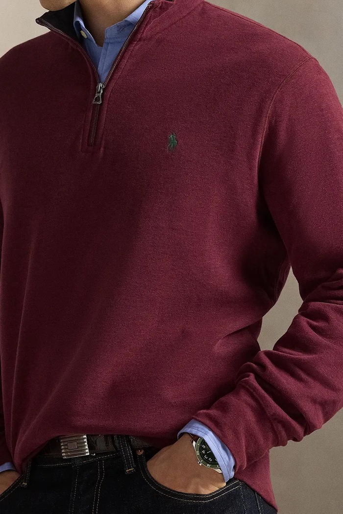 Bluza męska z bawełną Polo Ralph Lauren 710812963 czerwony