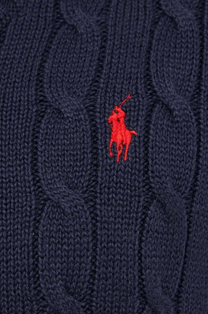 Polo Ralph Lauren kamizelka bawełniana 710860352 granatowy