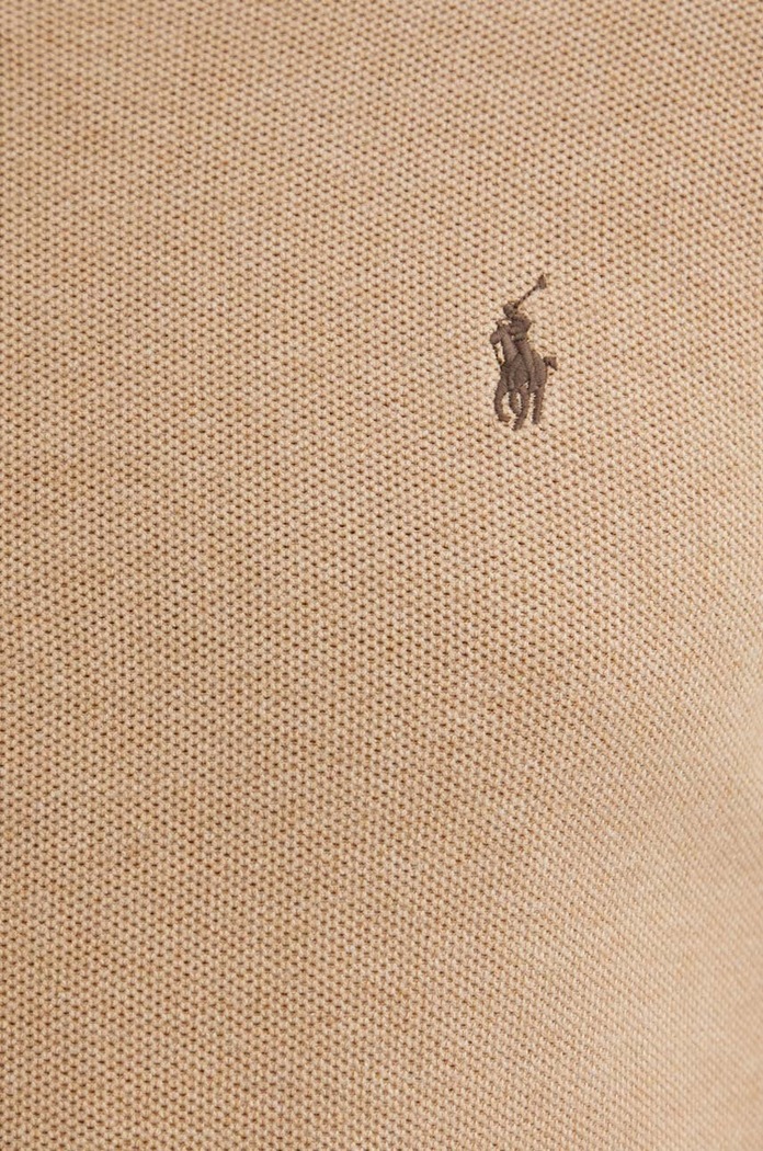 Bavlněný svetr Polo Ralph Lauren 710918163 béžová
