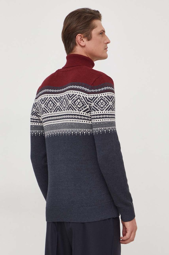 Odzież Lindbergh sweter 30.804080.NAVY granatowy