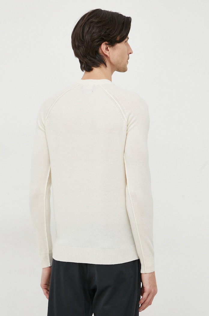 Μάλλινο πουλόβερ Liu Jo M223P202WOOLMERE μπεζ AW23