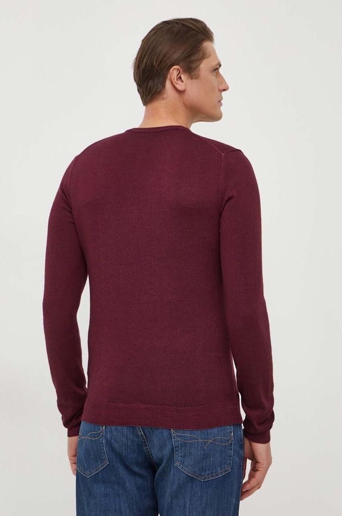 Odzież Colmar sweter wełniany 4467T.8WZ bordowy