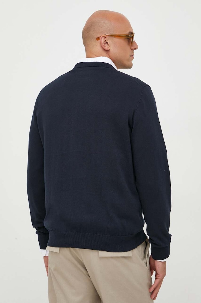 Odzież Gant sweter bawełniany 8030562 granatowy