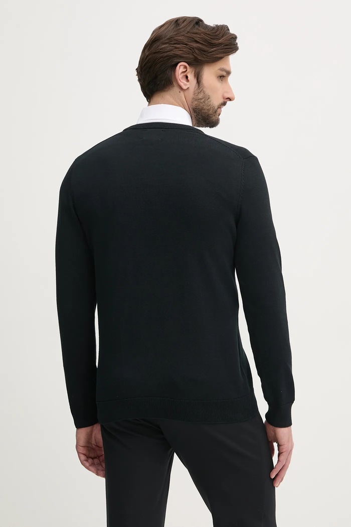 Odzież Gant sweter bawełniany 8030562 czarny