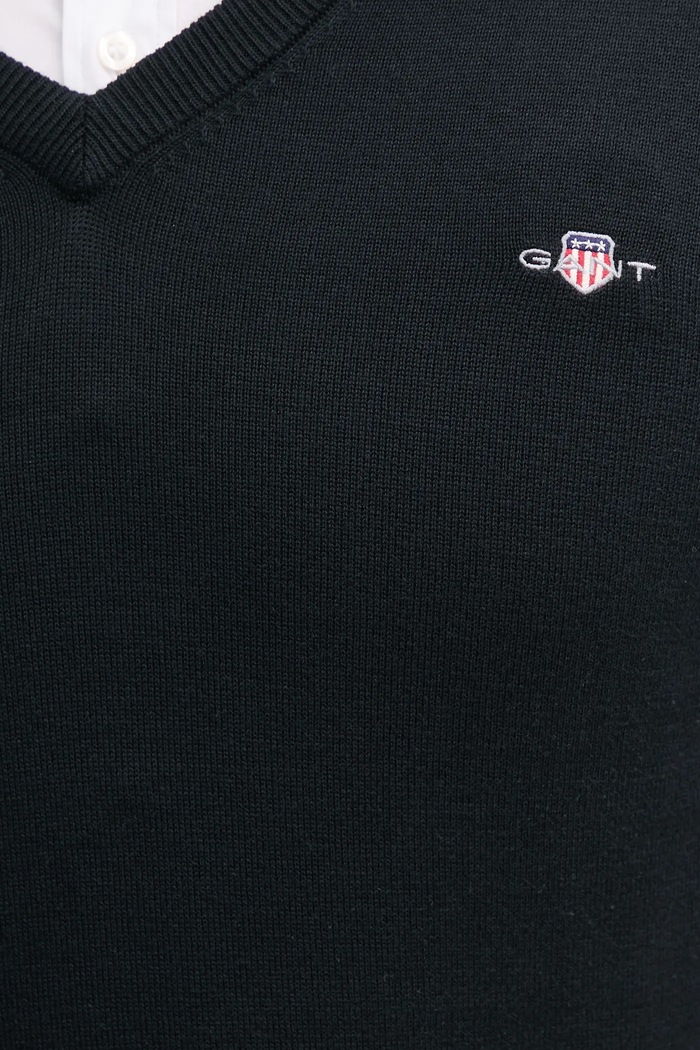 Gant sweter bawełniany 8030562 czarny