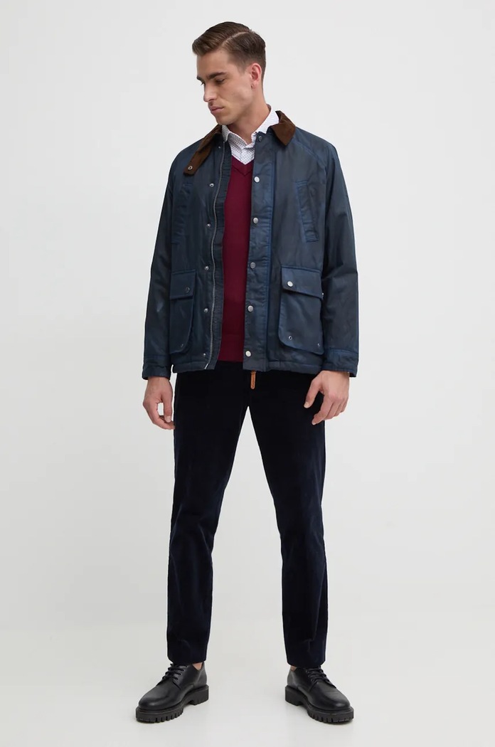 Tommy Hilfiger pulover din amestec de casmir MW0MW28047 burgundia SS24