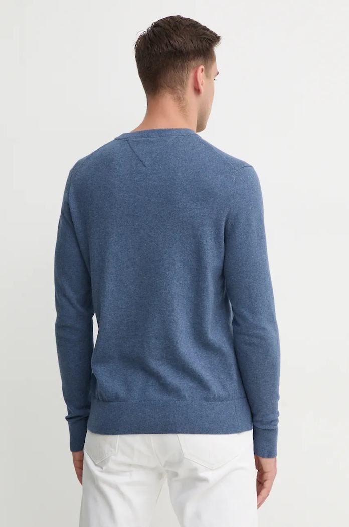 Oblečení Svetr s příměsí kašmíru Tommy Hilfiger MW0MW28047 modrá