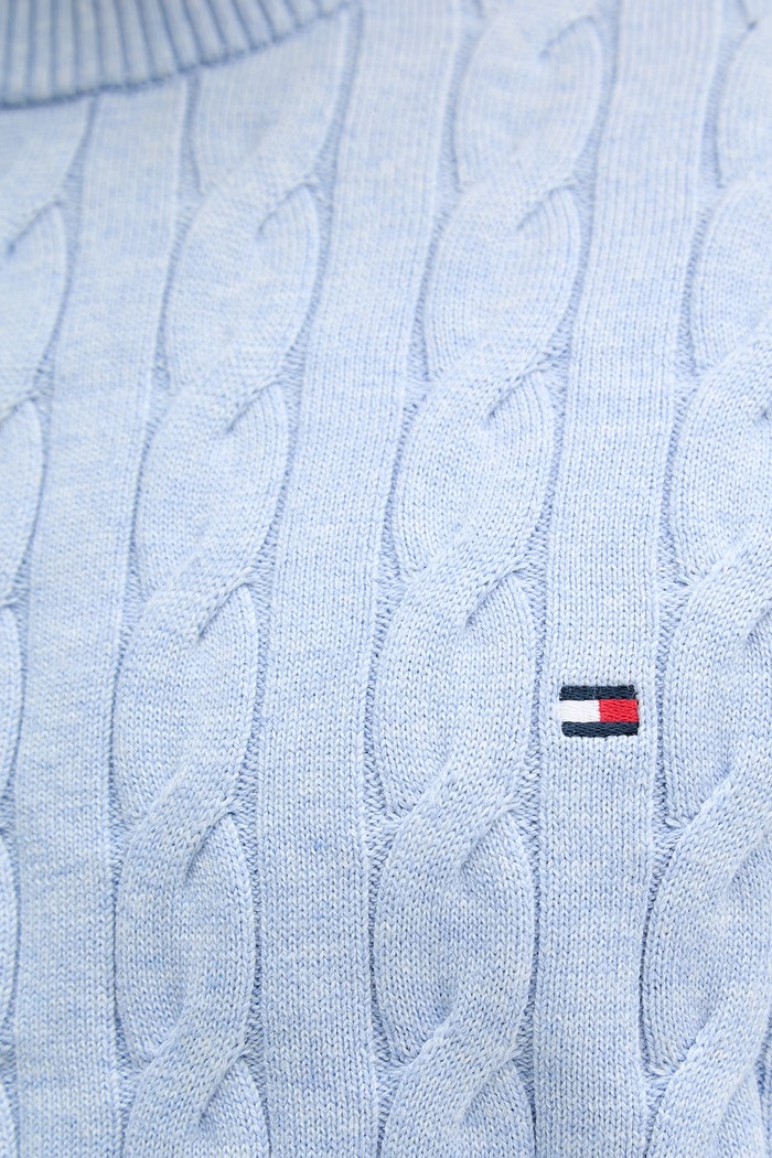 Tommy Hilfiger sweter męski bawełniany MW0MW33132 niebieski