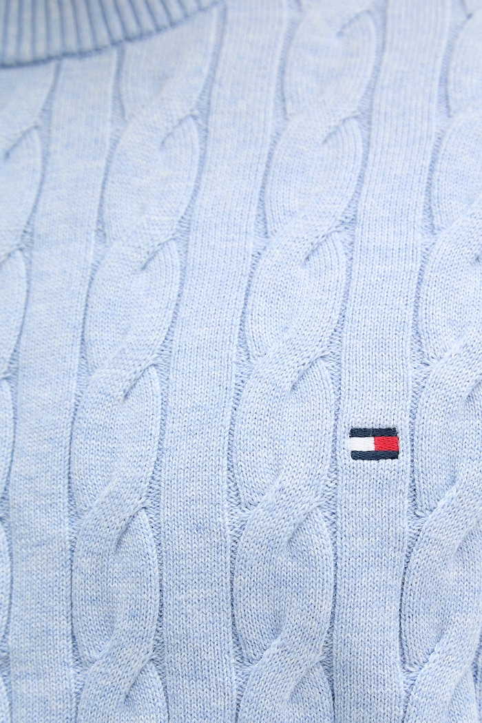 Tommy Hilfiger sweter męski bawełniany MW0MW33132 niebieski
