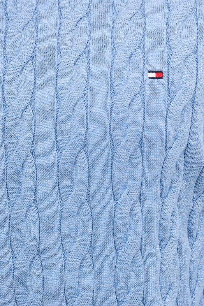Tommy Hilfiger pulover moški bombažen MW0MW33132 modra