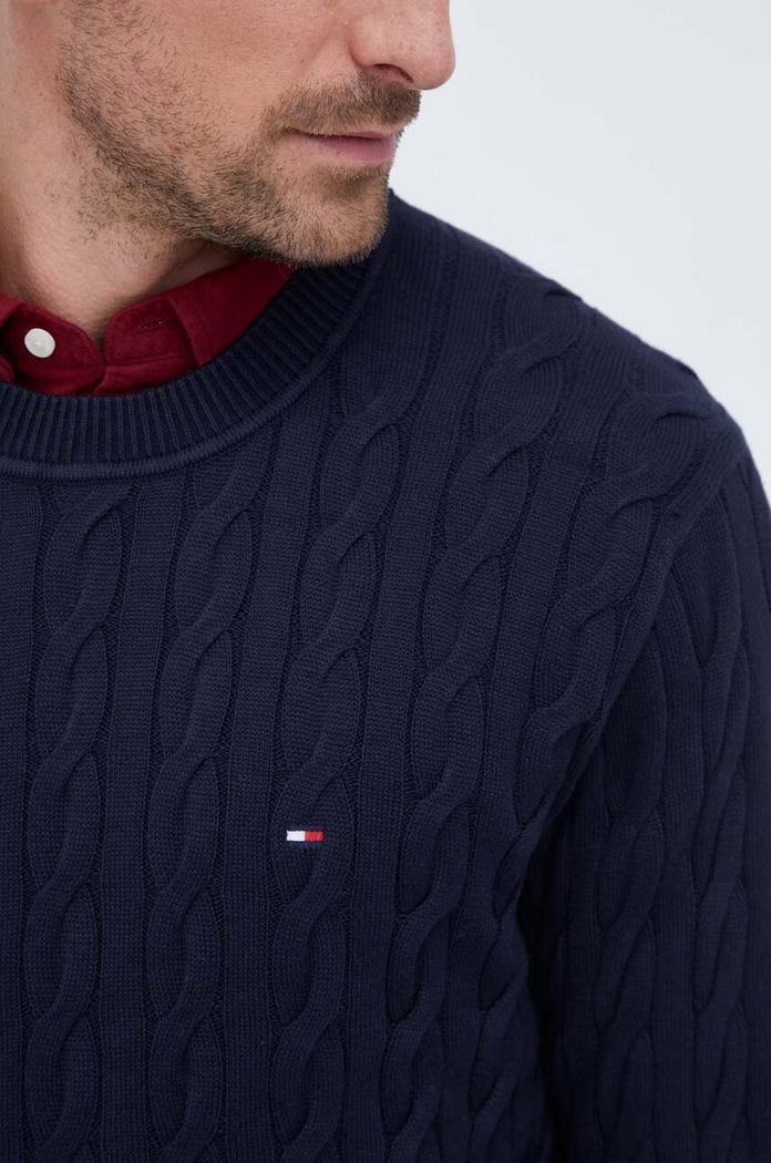 Tommy Hilfiger sveter pánsky bavlnený MW0MW33132